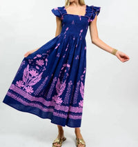 Ivy Jane - Border Smocked Dress