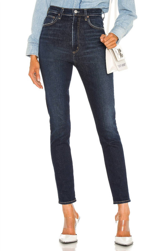 PINCH WAIST SKINNY JEAN