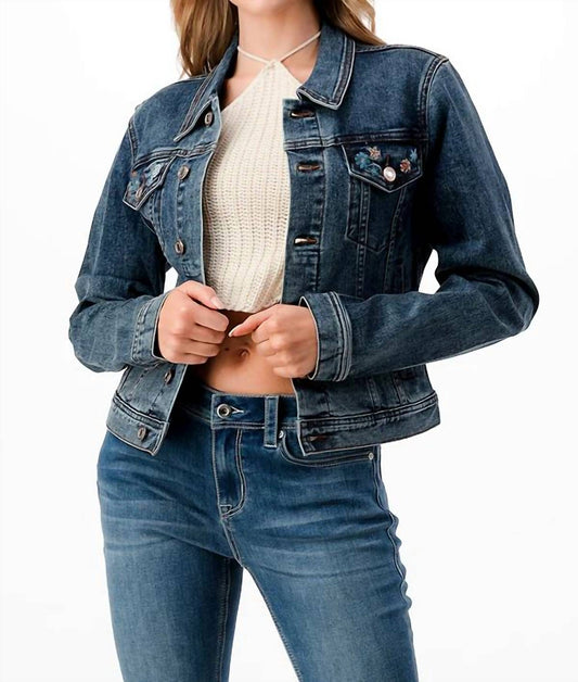 Grace In La - WOMEN'S HORSE FLORAL EMBROIDERY JACKET