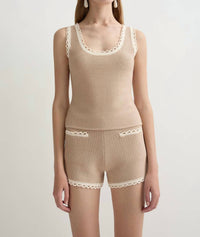 Posse - Willow Sleeveless Scallop Top