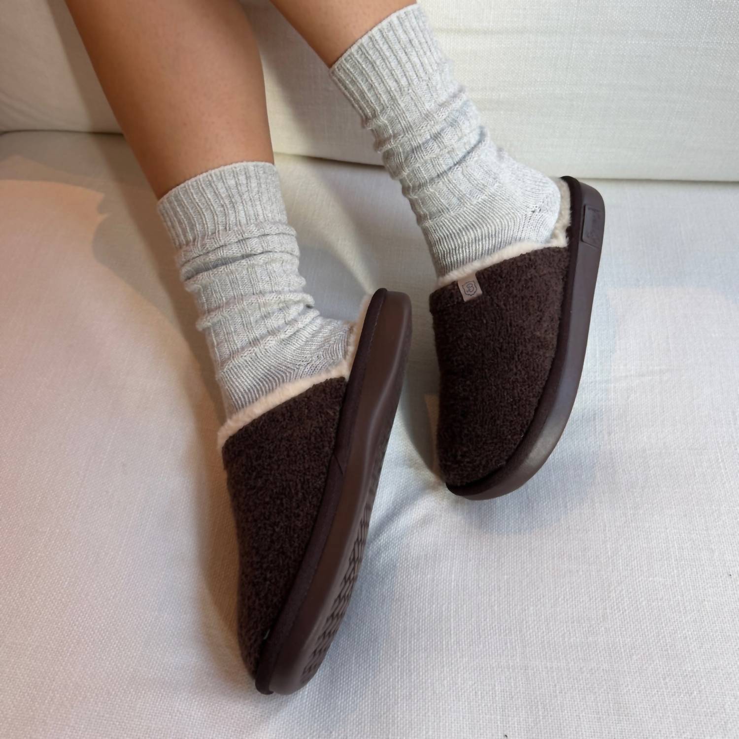 Brunch - Women's Essential Suede Shearling Slippers