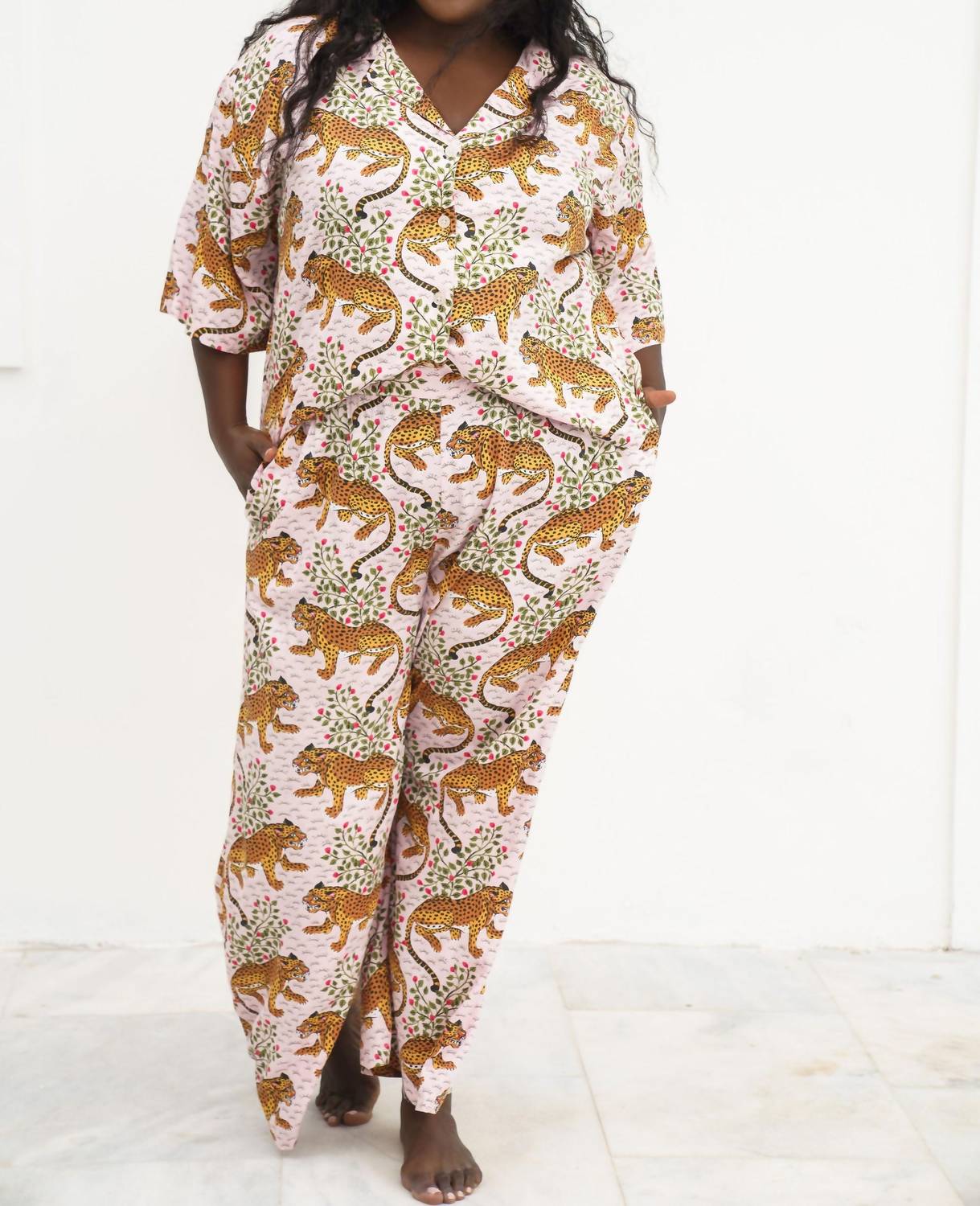 Printfresh - Bagheera Long Pajamaj Set - Plus Size