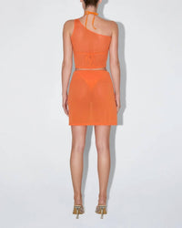 Khy - Mesh Twist Mini Skirt