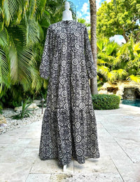 Just Darviny - Boho V-neck Long Dress