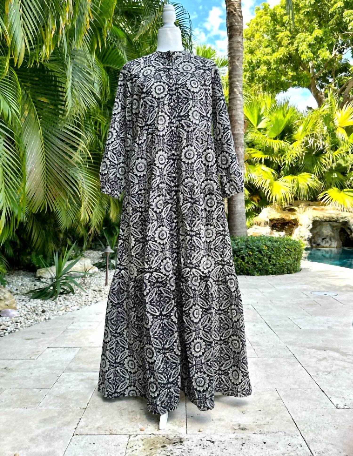 Just Darviny - Boho V-neck Long Dress
