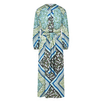 Loom London - Alida Scarf Print Maxi Dress