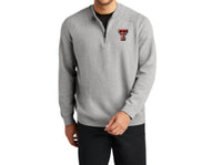 Mercer + Mettle Quarter Zip Pullover Sweatshirt in grey heather - men's shirt