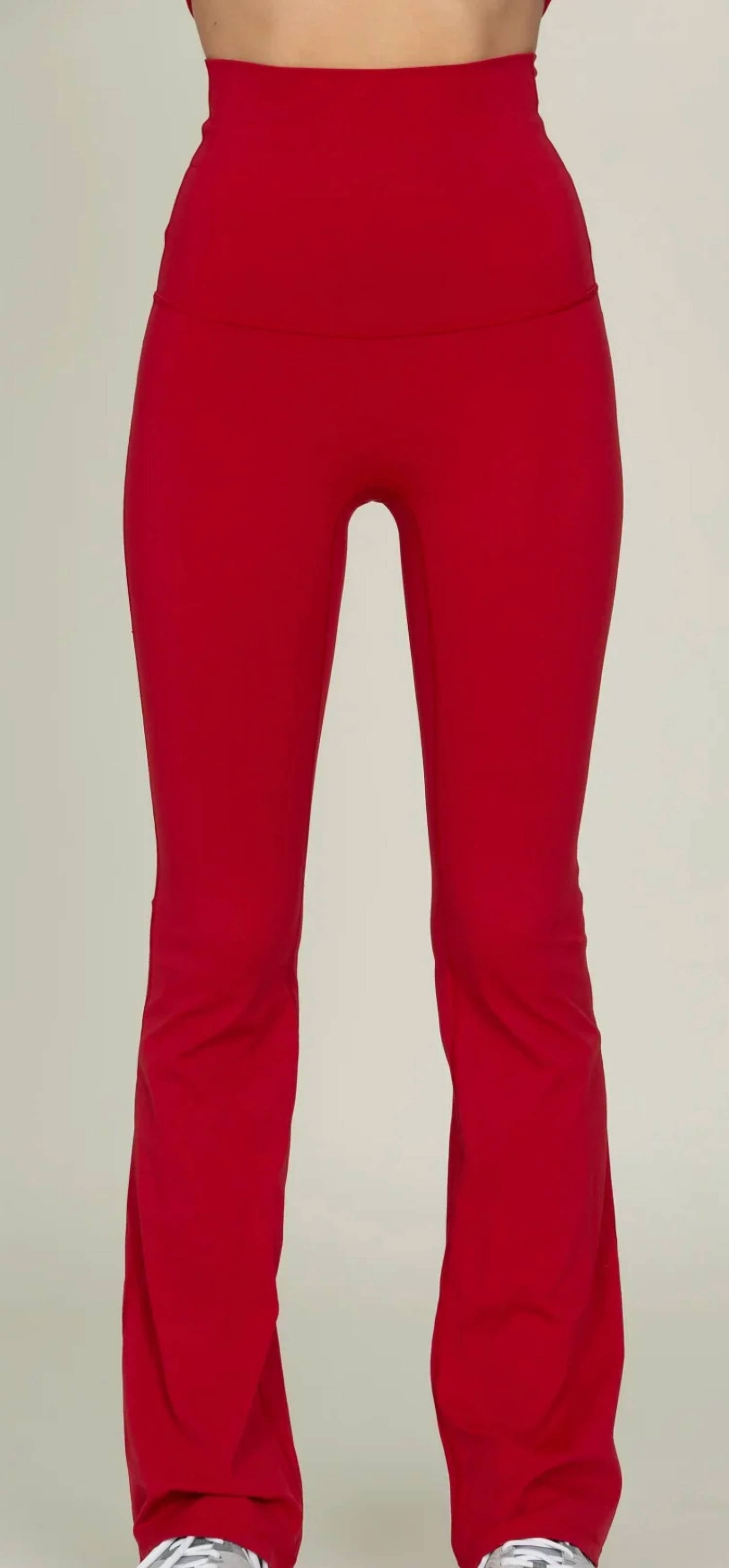 Gold Hinge - Essential Foldover Flare Pant