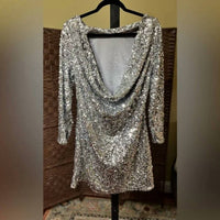 Sachin & Babi - Cameron Sequin Cowl Back Mini Dress