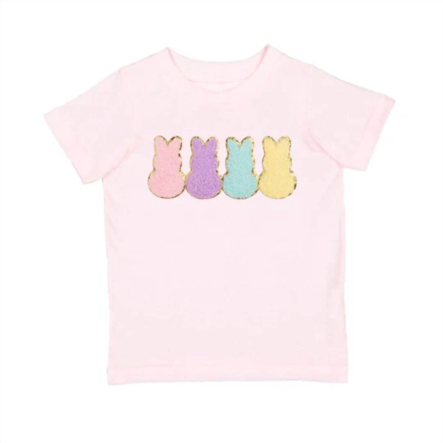 Sweet Wink - Kid's Easter Peeps Patch Short Sleeve T-shirt