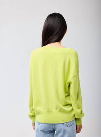 Majestic International - Cashmere Long Sleeve V-neck Sweater