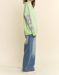 Jade By Jane - Love Yourself Be Yourself Oversized Sweatshirt