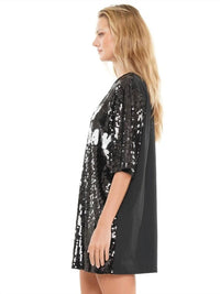 Why Dress - It's My Birthday Block Letter Sequin Dress