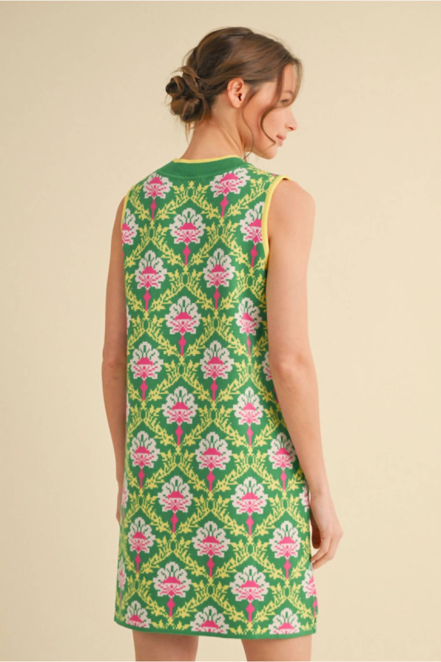 Jodifl - Geometric Print Knit Dress
