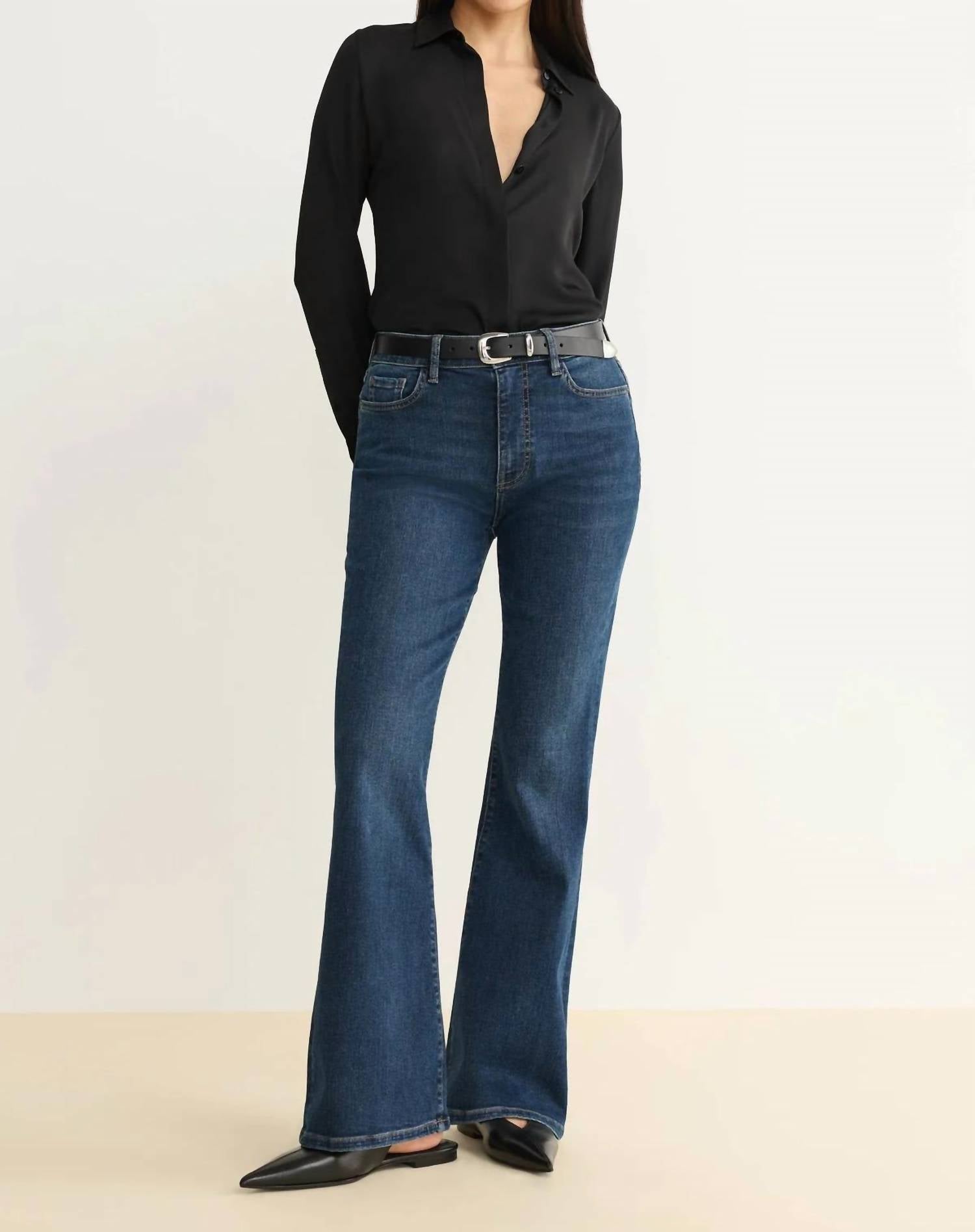 Warp + Weft - Nao Stretch Bootcut Pants