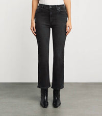 FRAME Women's The Reboot Boot Cut Pants in black - women's pants