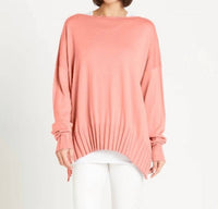 Planet By Lauren G. - Ribbed Boatneck Top