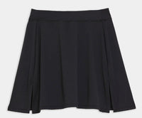 SPLITS59 Venus High Waisted Skort in black - women's shorts - detail view