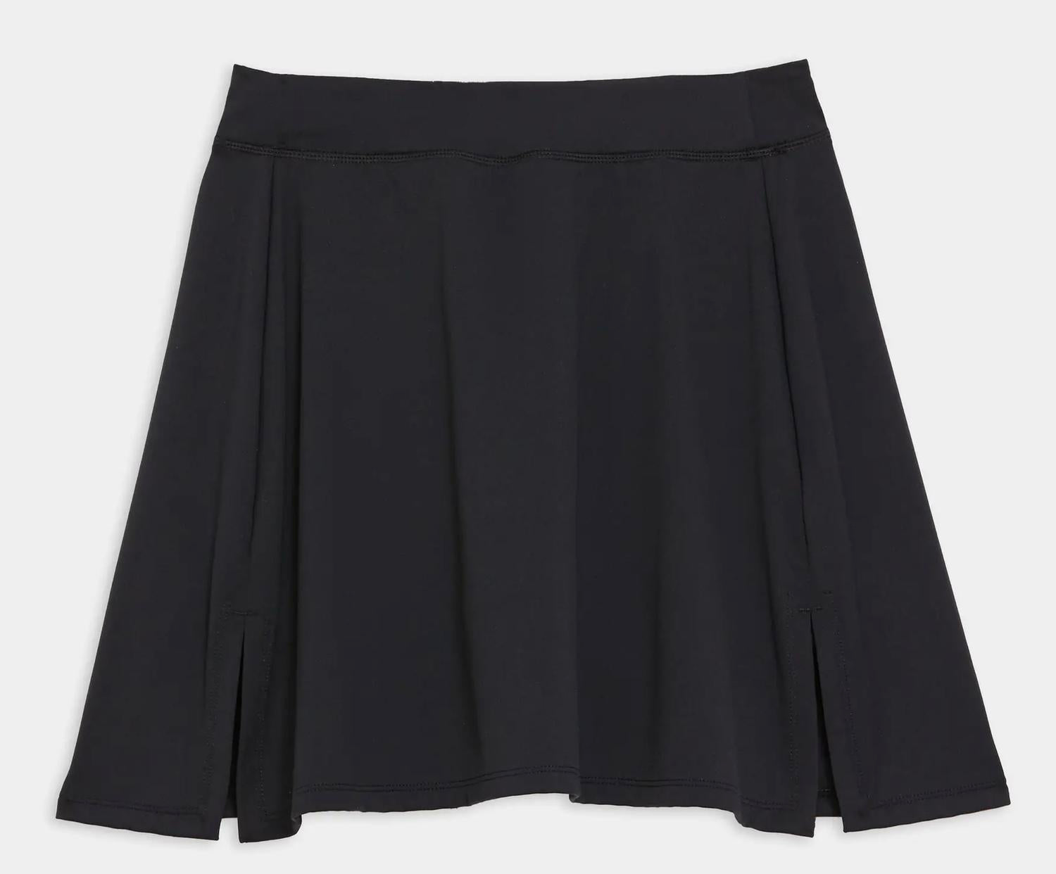 SPLITS59 Venus High Waisted Skort in black - women's shorts - detail view