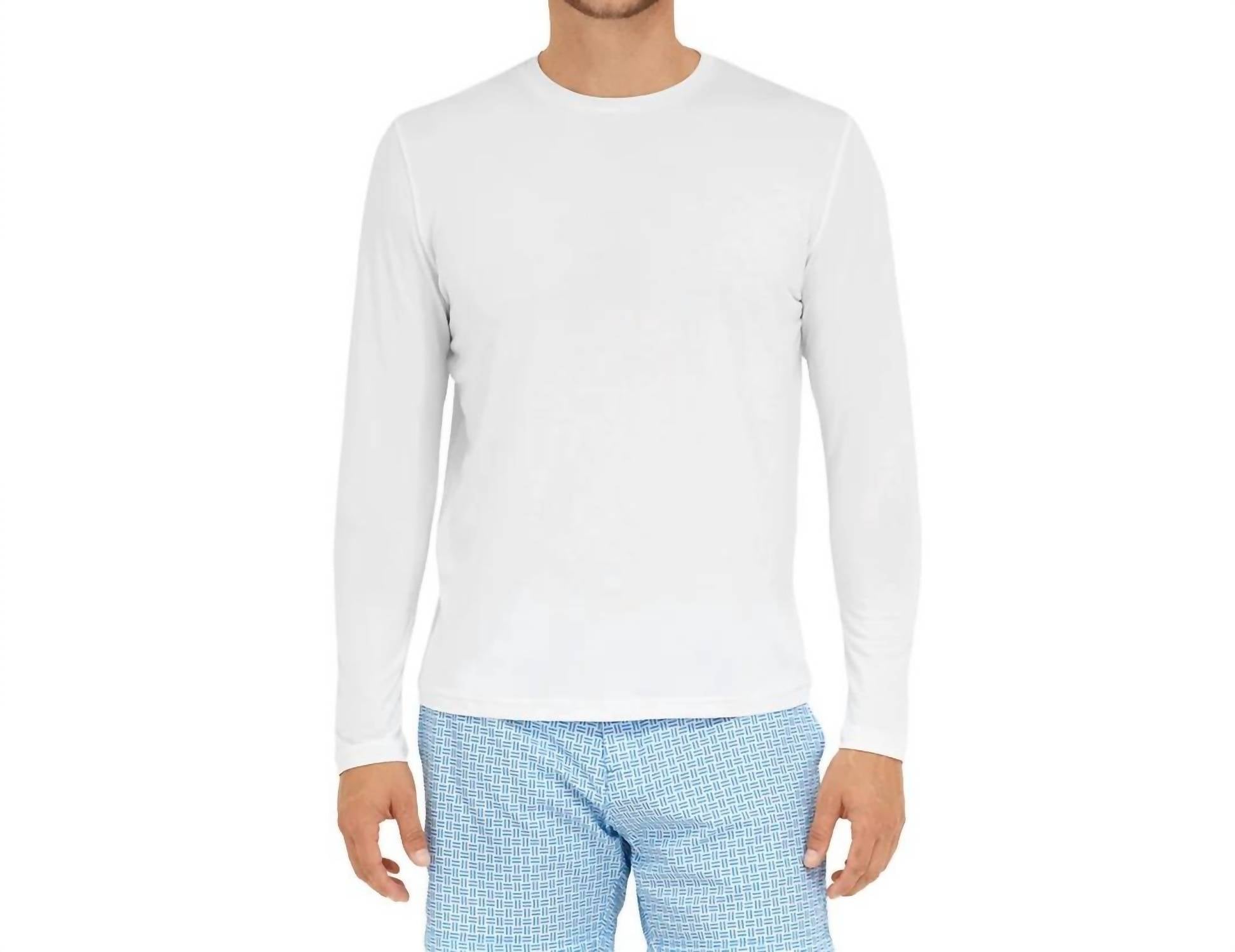 Somewhere Sunny - Men's Upf 50+ Bamboo Everyday Long Sleeve Top