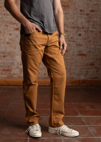 Iron & Resin Men's Nomad Pant in cognac - men's pants