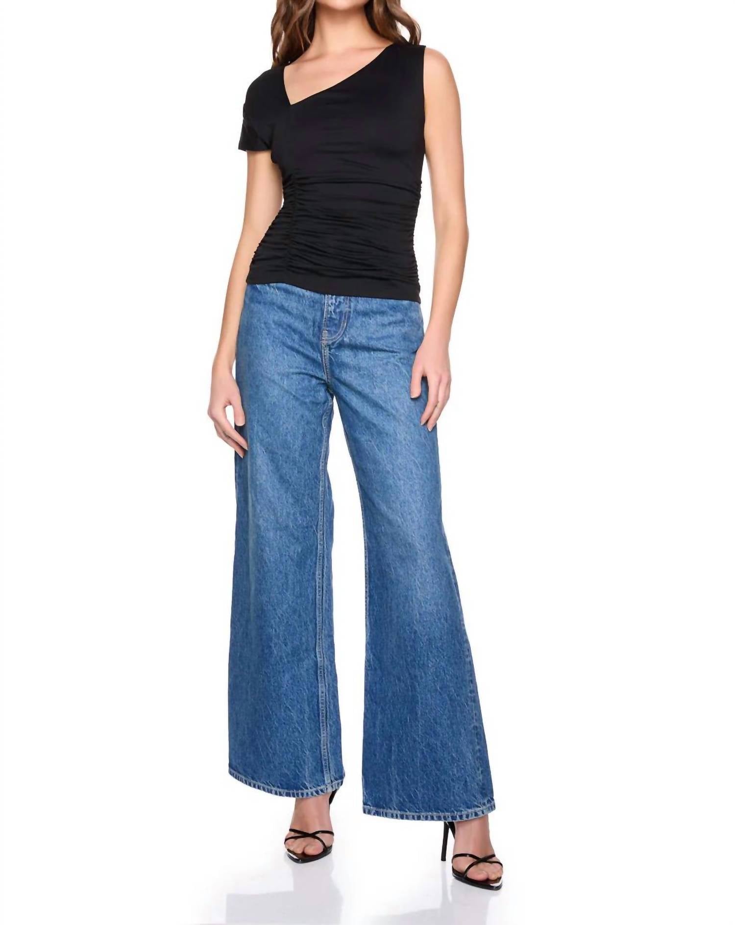 Susana Monaco - One Arm Dolman Sleeve Top