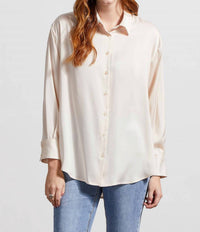 Tribal - Satin Drop Shoulder Shirt