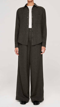 Dl1961 - Women'S - Denim Hepburn Wide Leg High Rise Pleated Pants