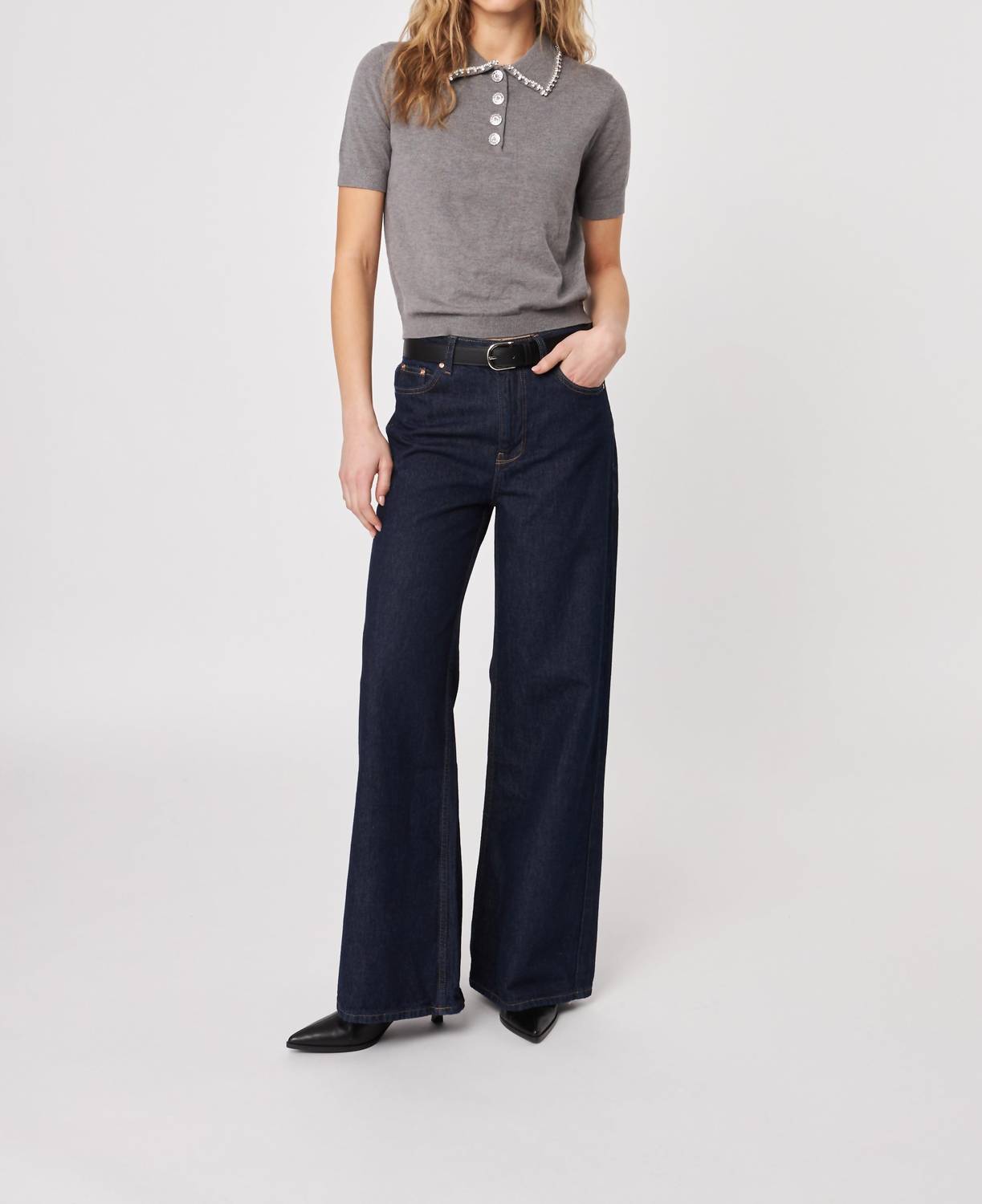 John + Jenn - Ronan Short Sleeve Sweater