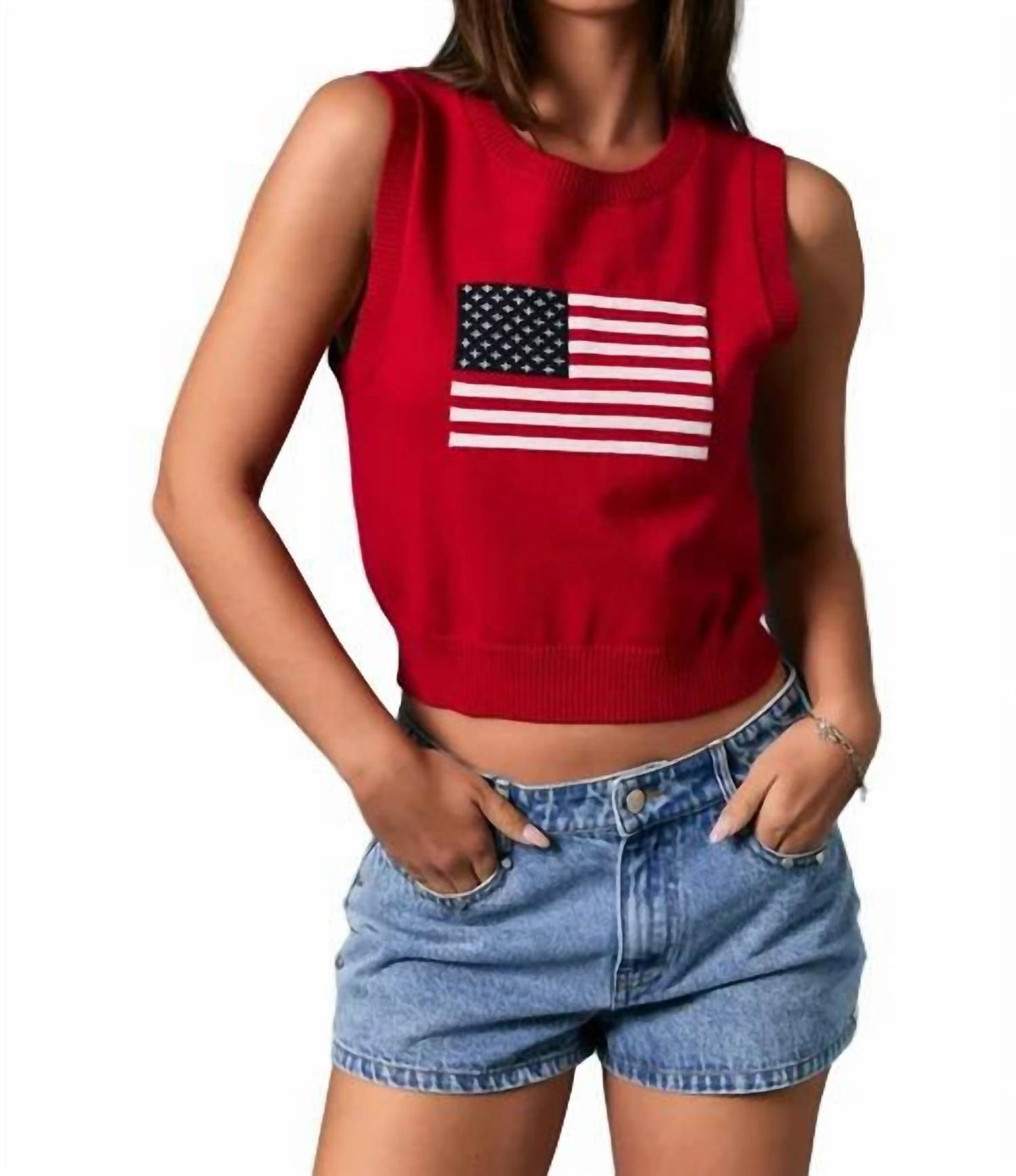 Le Lis - Stars And Stripes Knit Top