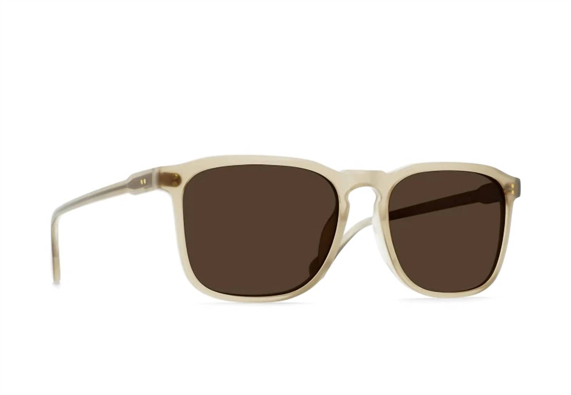 RAEN Optics Men's Wiley Square Sunglasses in eden vibrant brown polarized - men's accessory
