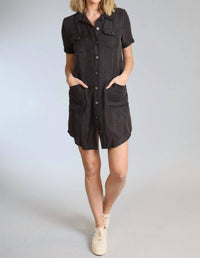 Lola & Sophie - Cupro Linen Denim Dress