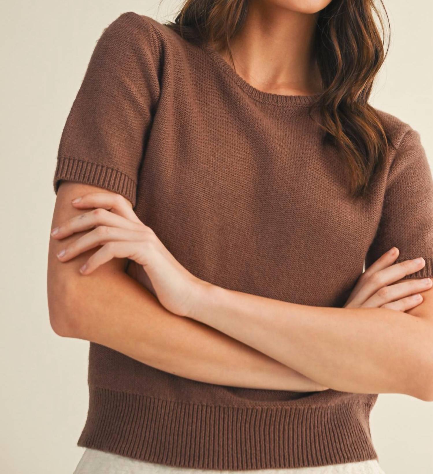 Mustard Seed - Short Sleeve Crewneck Sweater