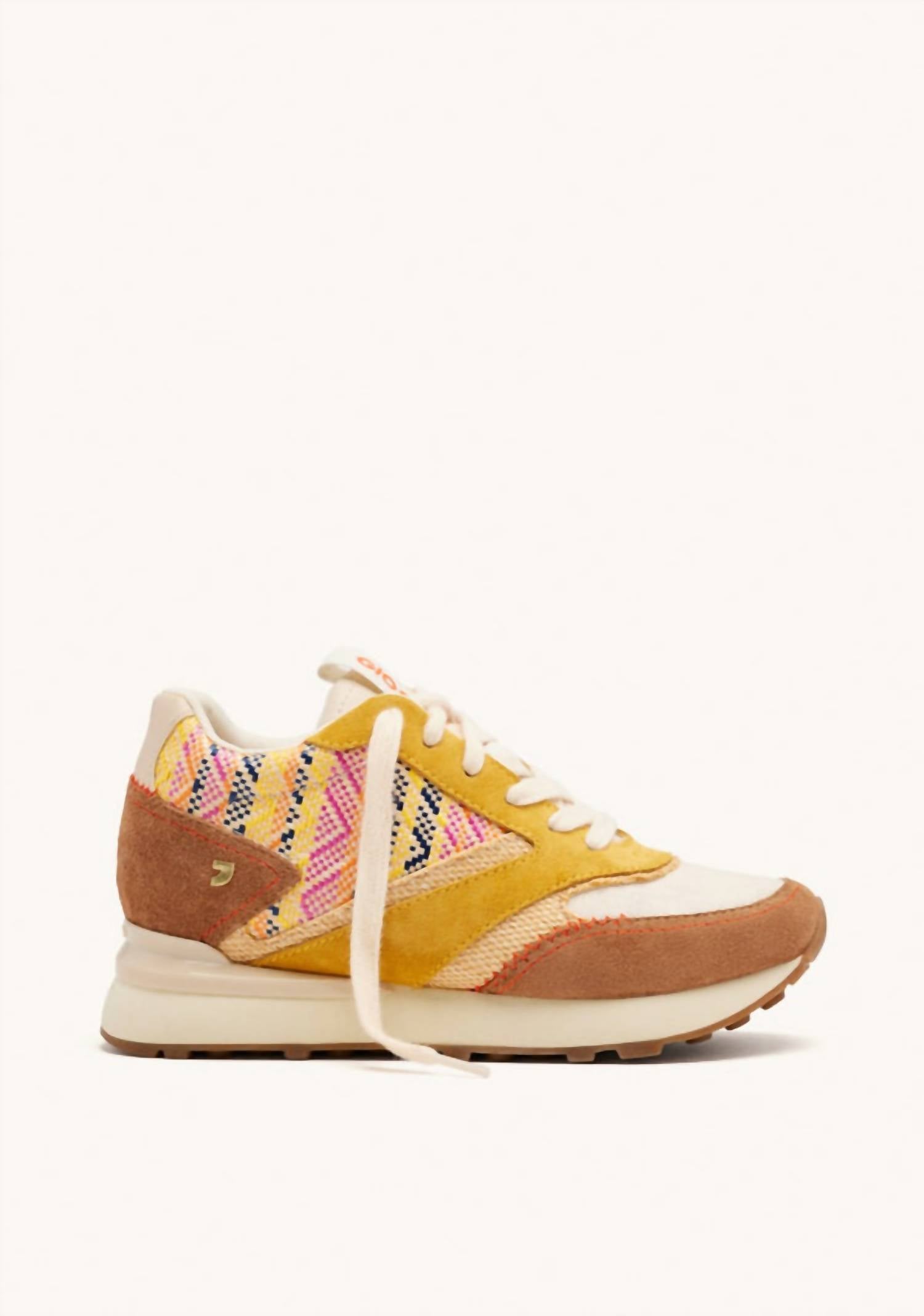 Gioseppo - Women's Morrill Raffia Wedge Leather Shoes