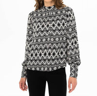 Renuar - Long Sleeve Woven Blouse