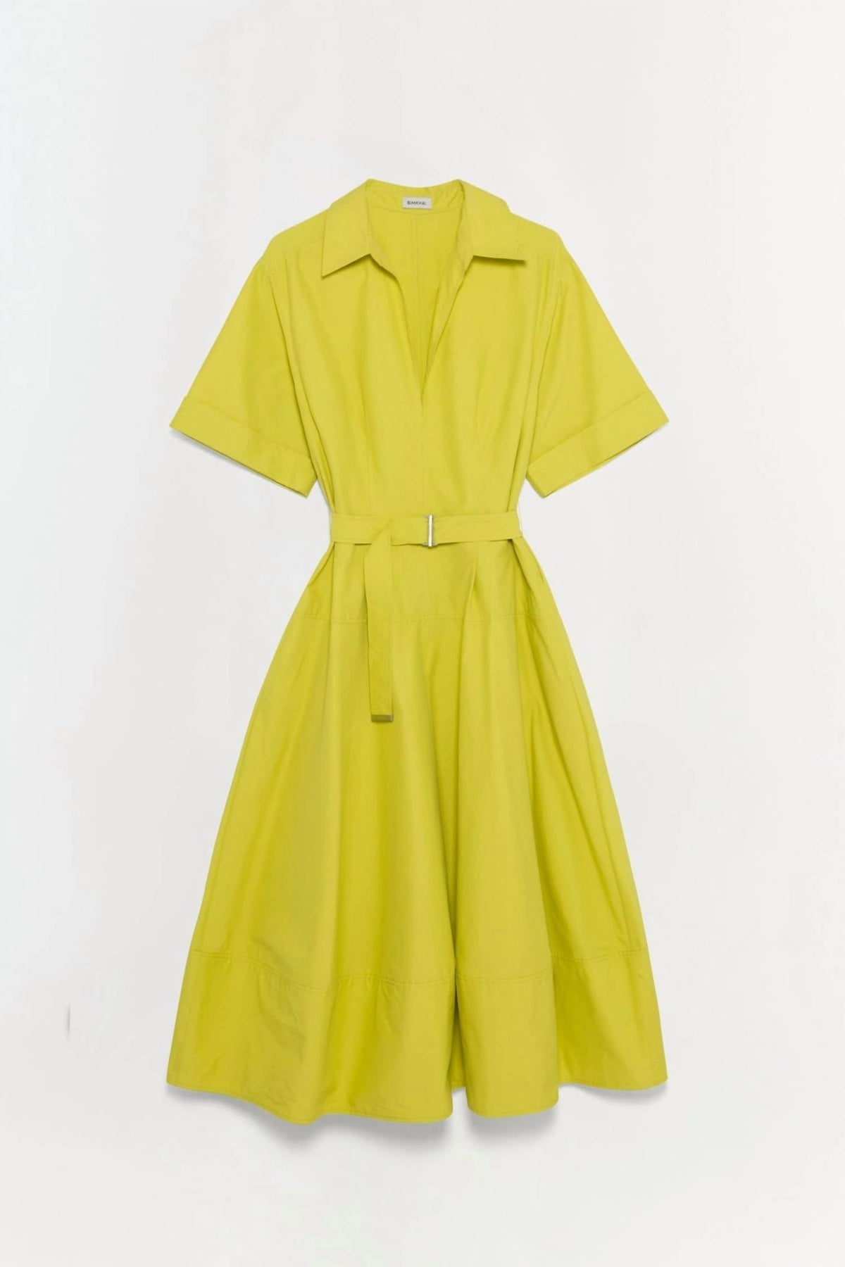 Simkhai - Deanna Short Sleeve Belted Midi Dress