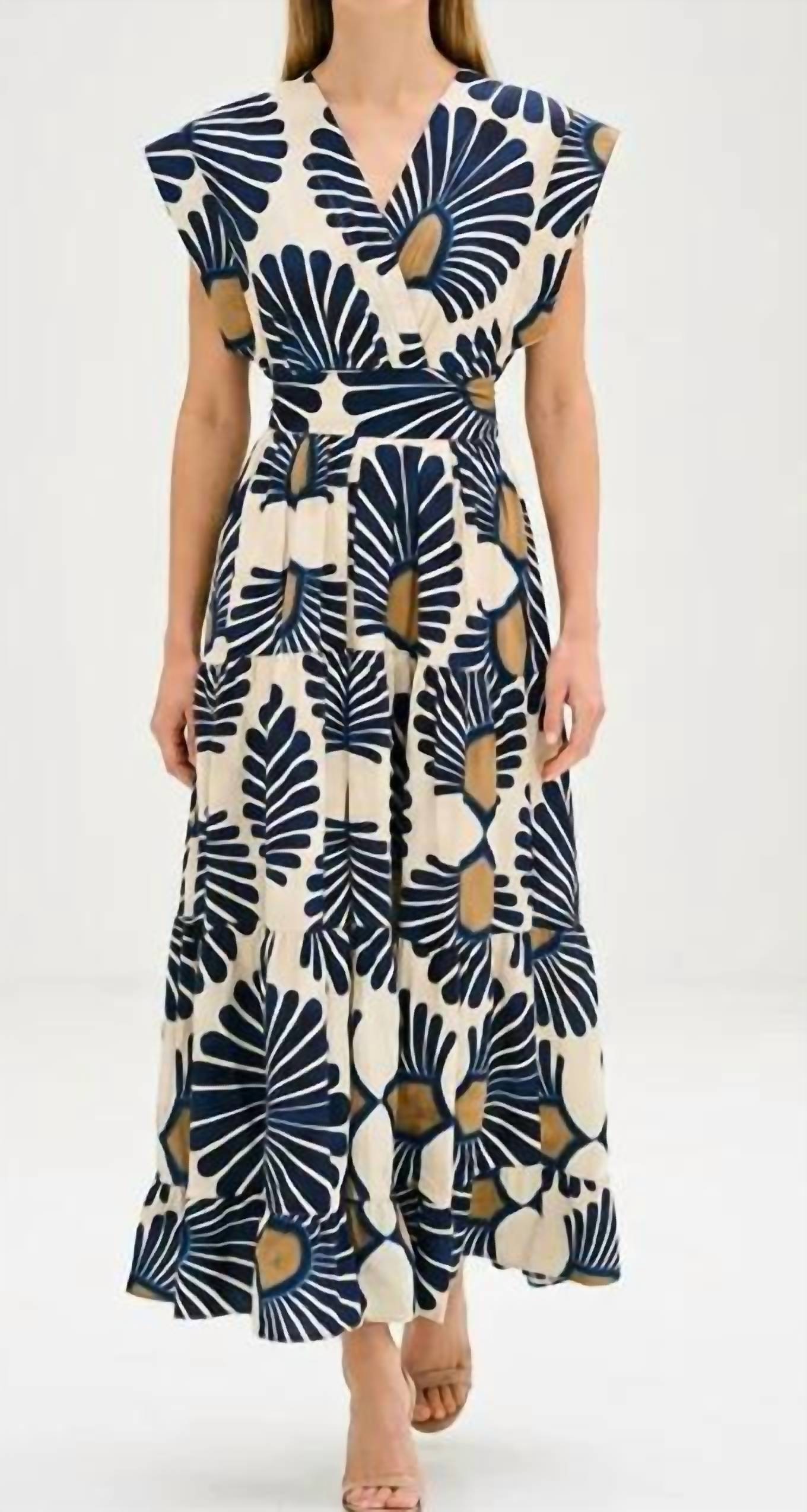 Sofia - Tahoe Tiered Midi Dress
