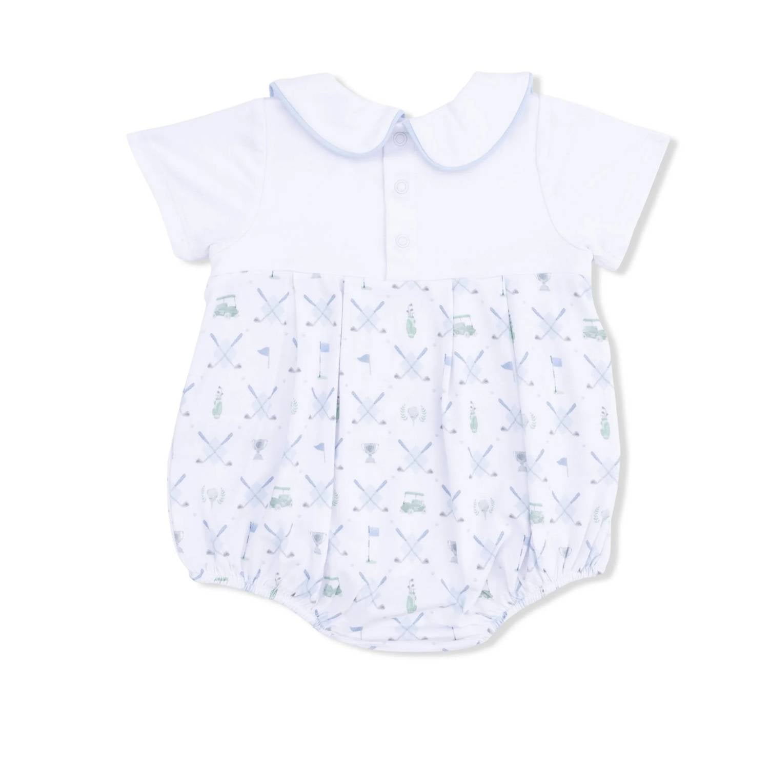 Angel Dear - Kids Golf Trellis Classic Box Pleat Bubble