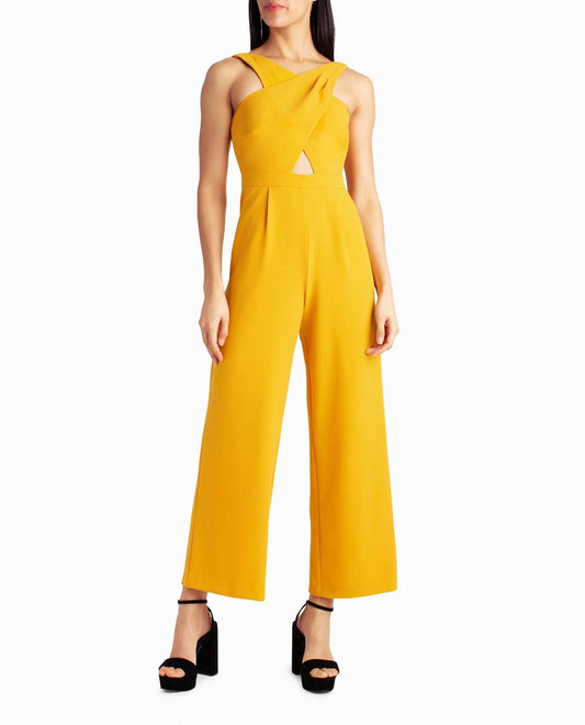 Nicole Miller - Charli Stretch Crepe Halter Neck Jumpsuit