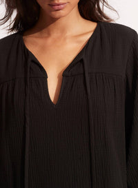 Seafolly - Fallow Textured Cotton Cover Up