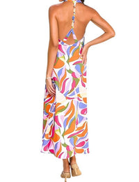 Milk & Honey - Corinee Open Back Halter Maxi Dress