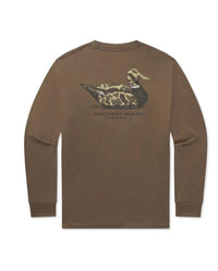 Southern Marsh - Vintage Duck Decoy Camo Long Sleeve Tee