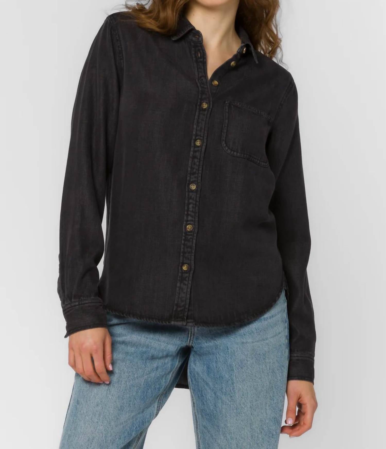 Velvet Heart - Bennett Long Sleeve Button-up Shirt