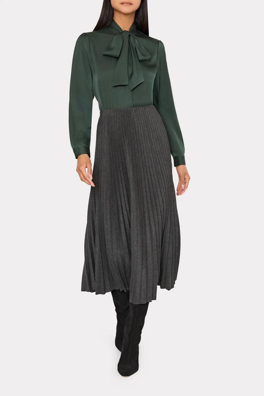 Milly - Pleated Midi Skirt