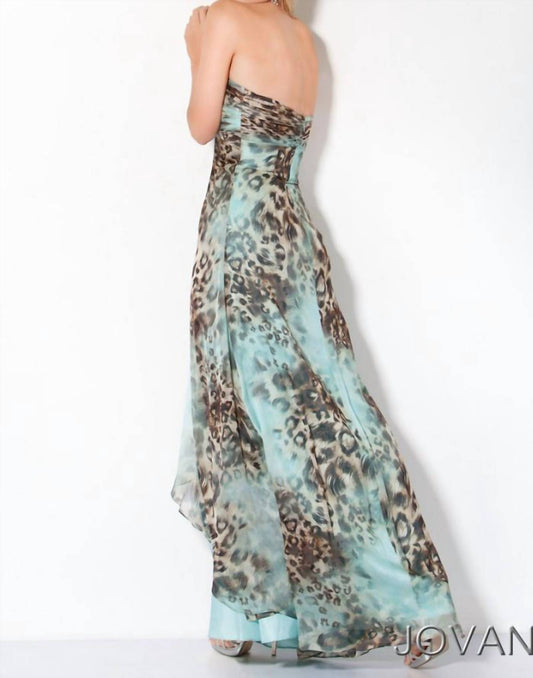 Strapless Evening Gown