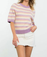Thml - Crewneck Elbow-length Sleeves Sweater