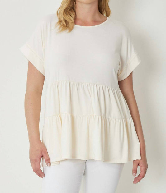 Entro - Short Sleeve Tiered Tunic