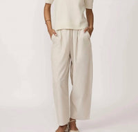 Laude The Label - Barrel Leg Corduroy Pants