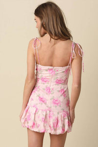 Olivaceous - Floral Mini Dress