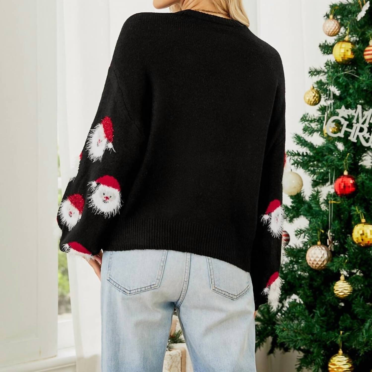 Top It Off - Nickie Santa Sweater